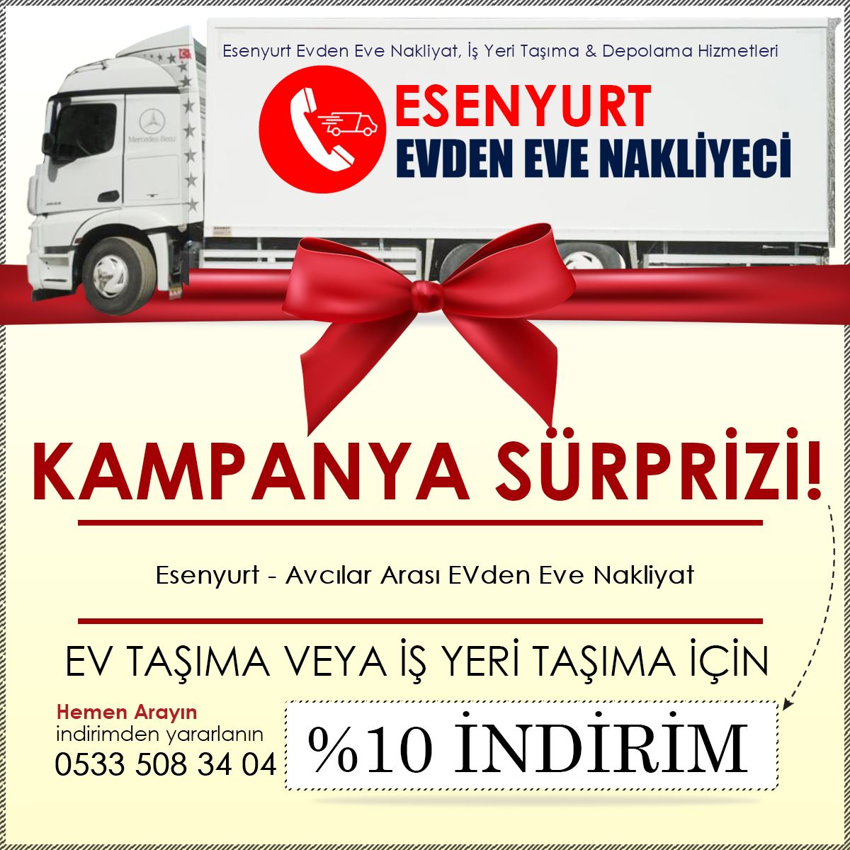 Esenyurt - Avcılar Arası EVden Eve Nakliyat