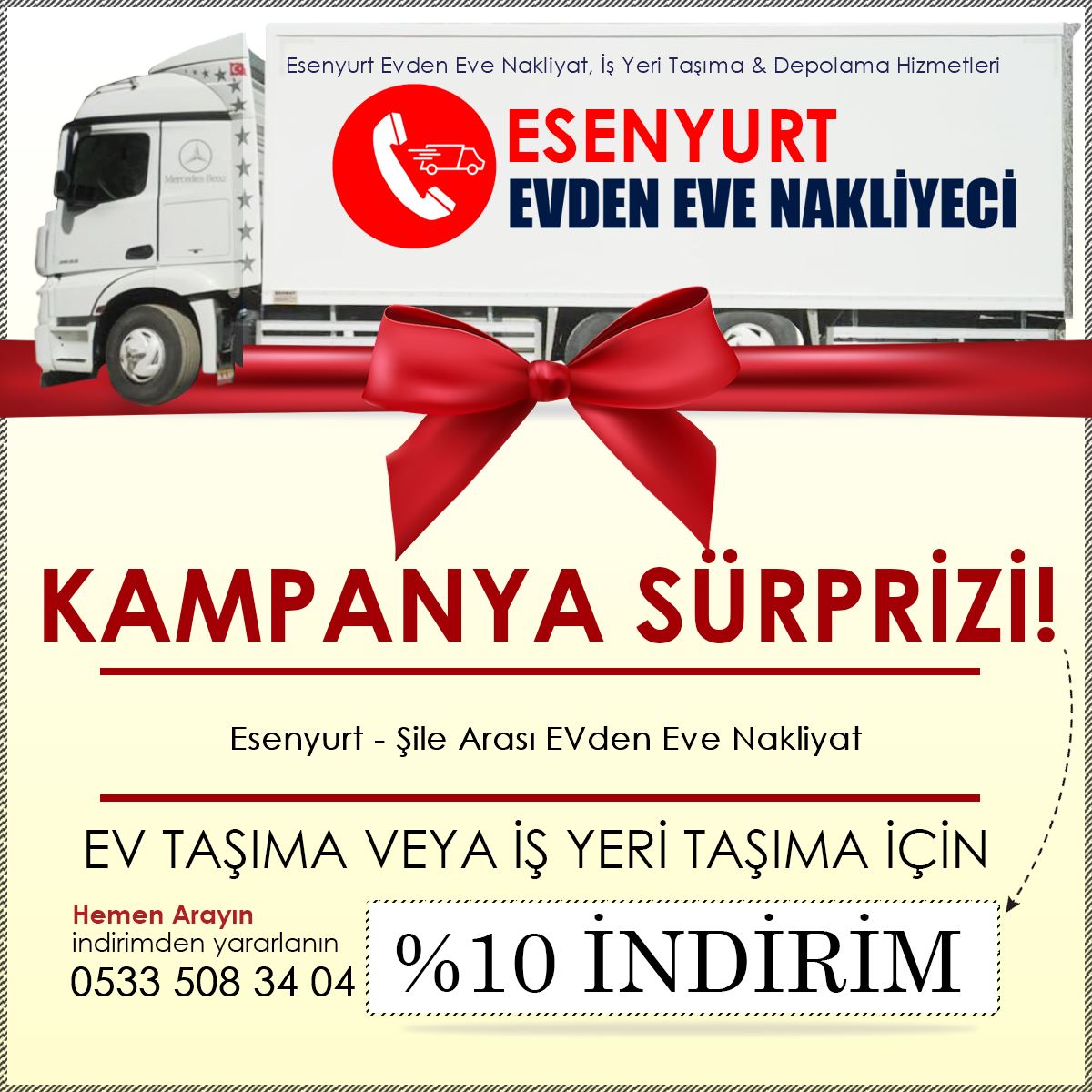 Esenyurt - Şile Arası EVden Eve Nakliyat